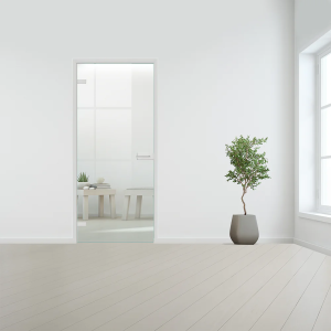 Glazen binnendeur aluminium