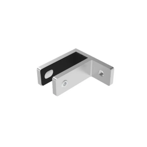 Balustrade glasklem wand/glas RVS